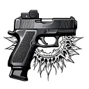 Glock tattoo design idea