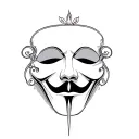 Phantom Of The Opera tattoo design idea