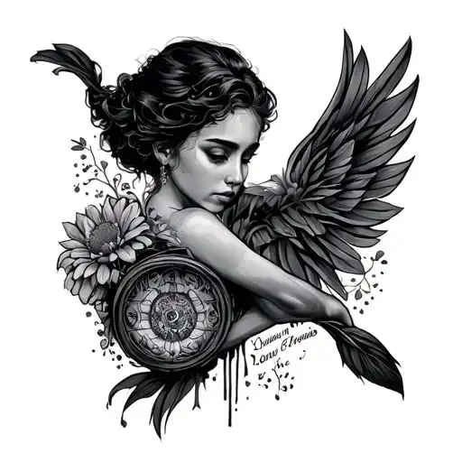 chase your dreams but always know the road that will lead you home again tattoo design idea