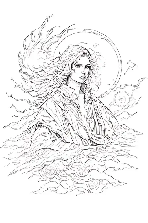 Stronger than the storm tattoo design idea