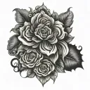 Template tattoo design idea
