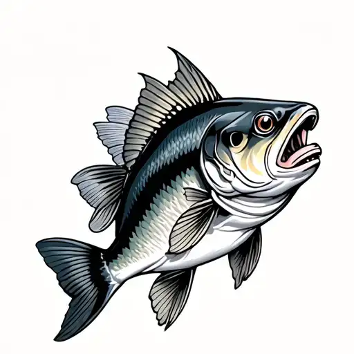 Walleye tattoo design idea