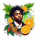 Juice WRLD 999 tattoo design idea