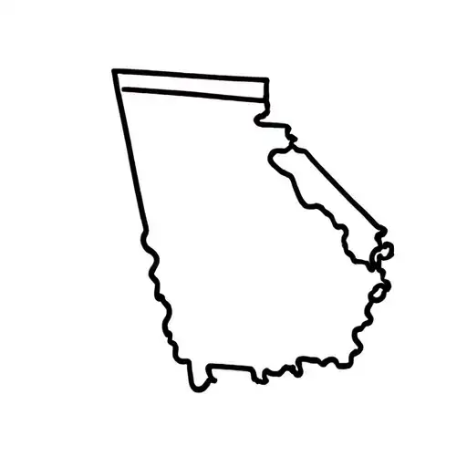 name georgia tattoo design idea