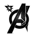 avengers logo tattoo design idea