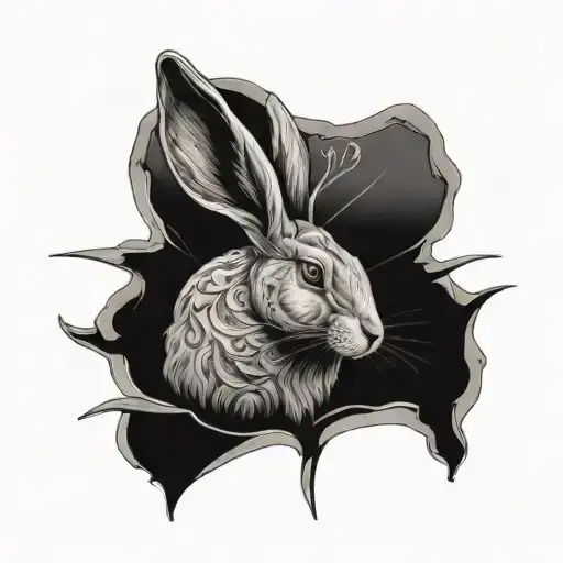 Benbulben, Hare & Shell themed tattoo tattoo design idea