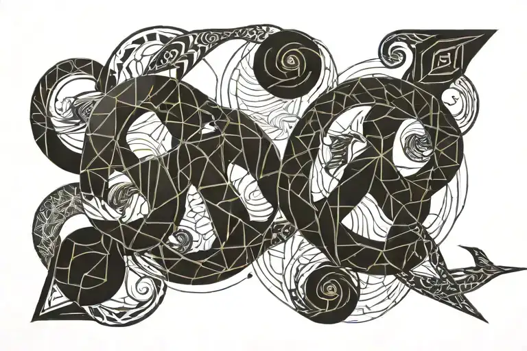 Gemini Scorpios tattoo design idea