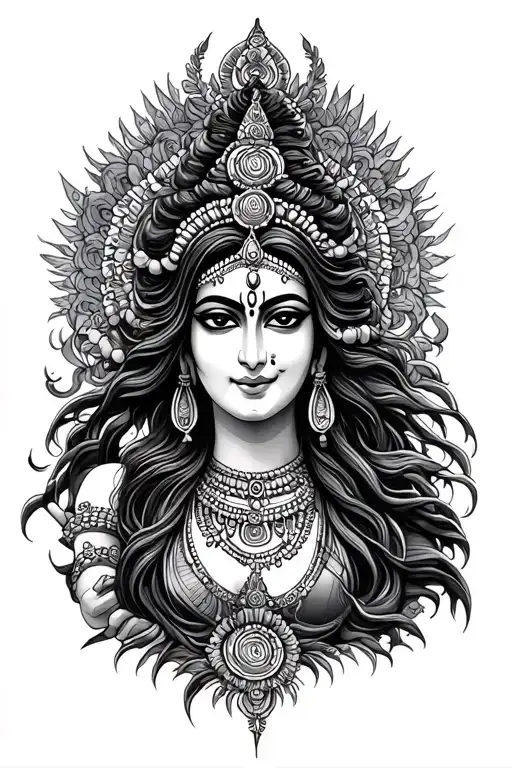 Kali Goddess tattoo design idea