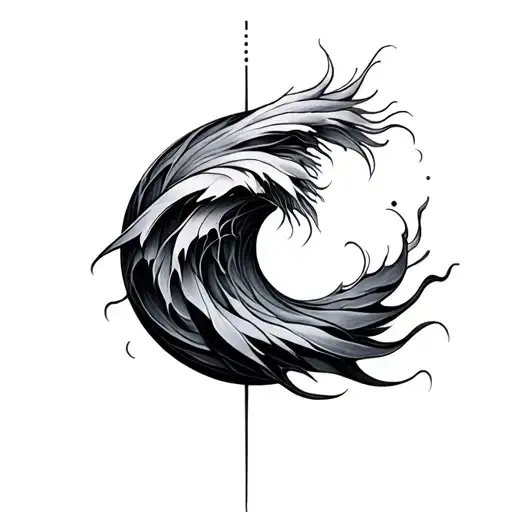 Wavelength tattoo design idea