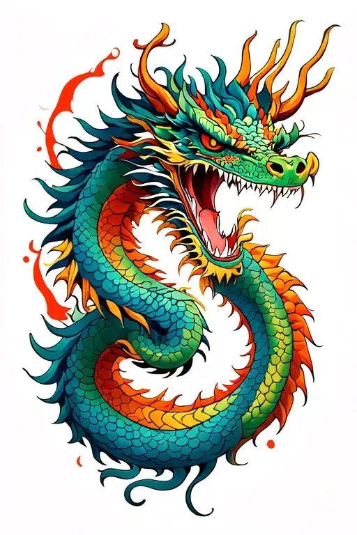 the dragon tattoo tattoo design idea