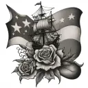 1776 tattoo design idea