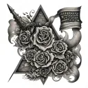 1776 tattoo design idea