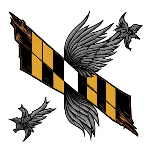 Maryland and Washington DC tattoo design idea