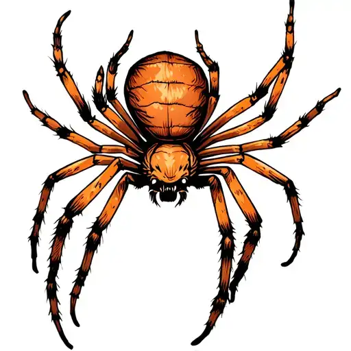 spider tattoo design idea