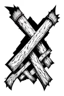 triple Cross tattoo design idea