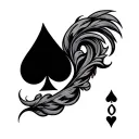 Blackjack tattoo design idea