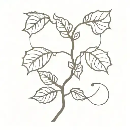 dopamine chemical formula and poison ivy tattoo design idea