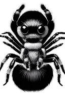 jumping spider tattoo design idea