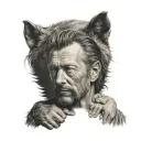 dad and son relationship   tattoo design idea