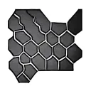 honeycomb pattern tattoo design idea