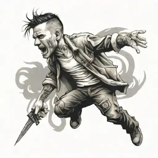 Mike schofield con sfondo prison break free tattoo design idea