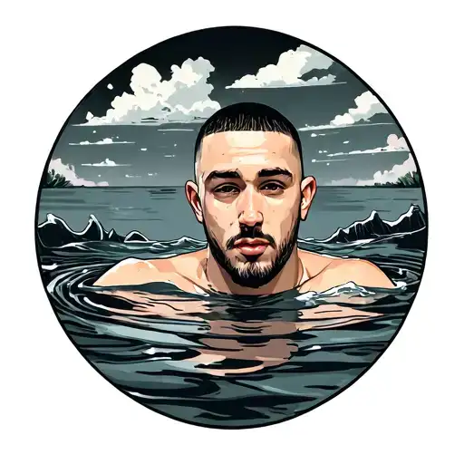 Mac Miller Swimming tattoo design idea