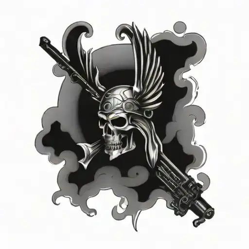 If you want peace, prepare for war tattoo design idea