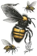 wu tang killa beez tattoo design idea
