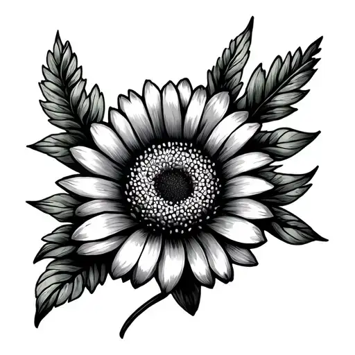 aster tattoo design idea