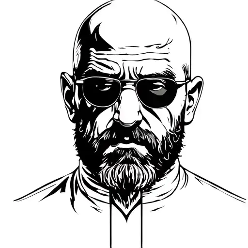 walter white tattoo design idea