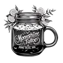 Moonshine Jar tattoo design idea