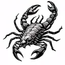 Leo Scorpio tattoo design idea