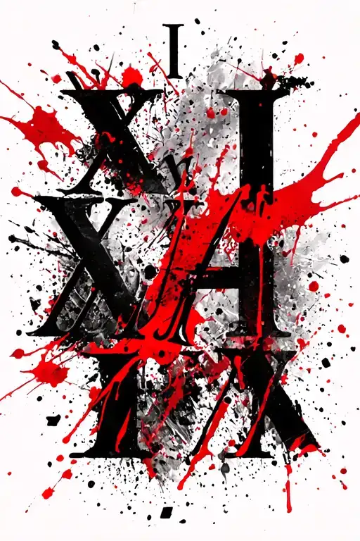 "Aldin " 2003 Roman numerals tattoo design idea
