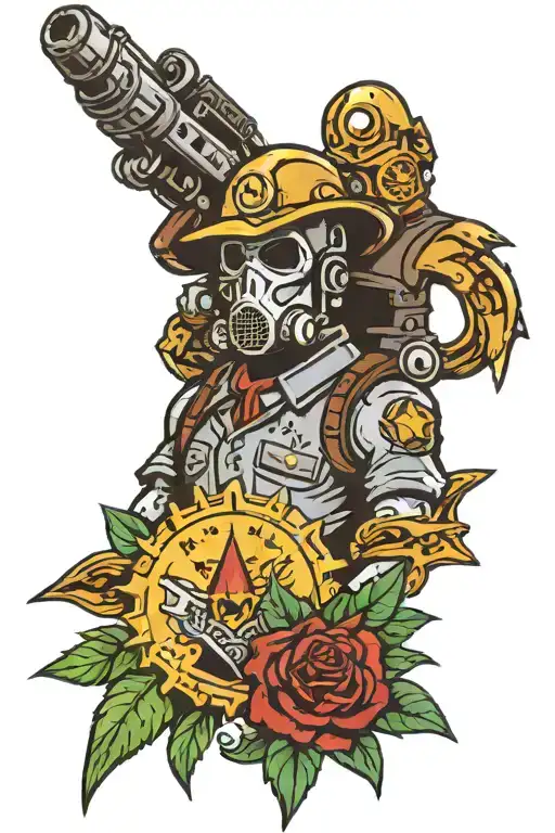 Fallout New Vegas tattoo design idea