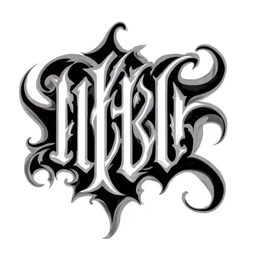 Two Word Ambigram Generator tattoo design idea