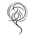 Calm to my Chaos Symbol tattoo design idea