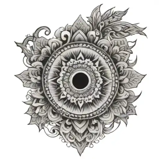 Sanskrit tattoo design idea