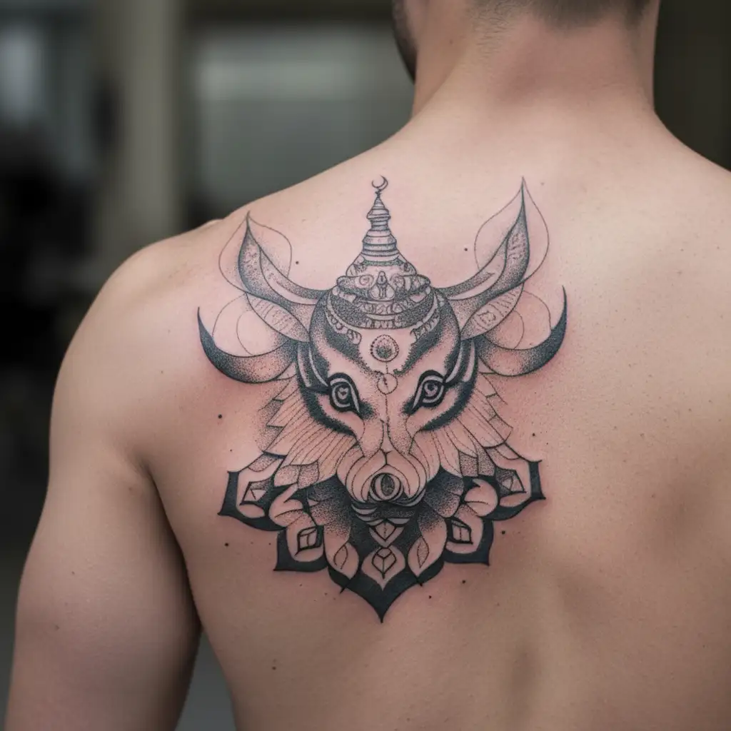 word "Lakshmi"  tattoo design idea