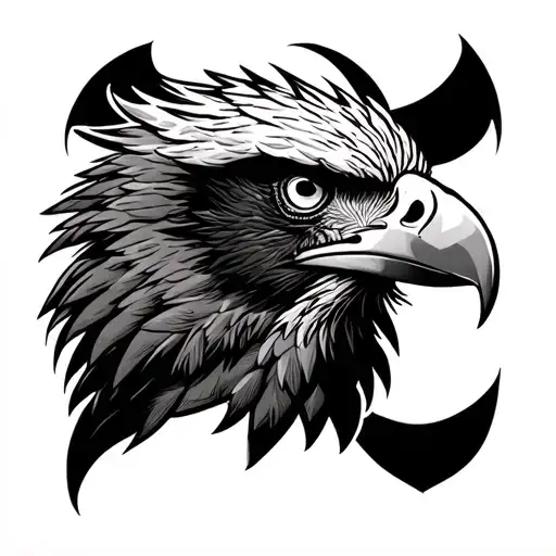 philippine eagle tattoo design idea