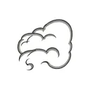 Filler Clouds and Smoke tattoo design idea