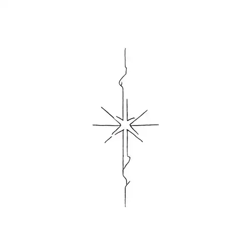 19 5 point trailing star tattoo tattoo design idea