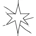 19 5 point trailing star tattoo tattoo design idea
