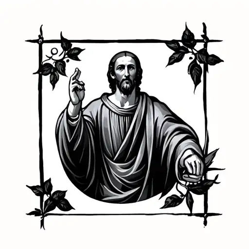 st. Francis of Assisi tattoo design idea