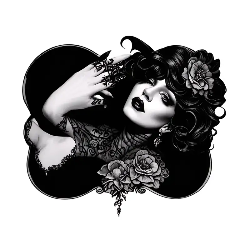 sissy slut BBC only tattoo design idea