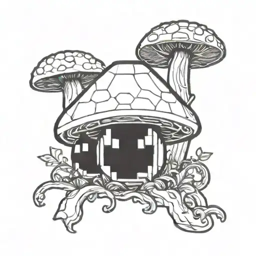 Gaming, Ori Game, Minecraft mushroom stew tattoo design idea