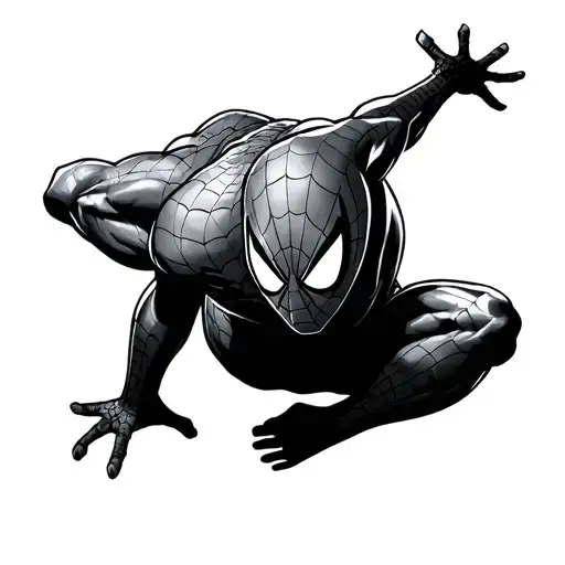 Spiderman Logo tattoo design idea