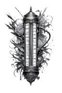 Steins Gate divergence meter tattoo design idea