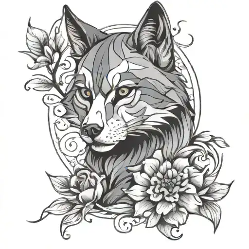 bluey tattoo design idea