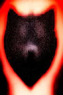 growling wolf face and realistic rocky mountains inside tattoo design idea