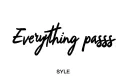"Everything passes" tattoo design idea